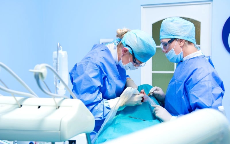dental implantation procedure